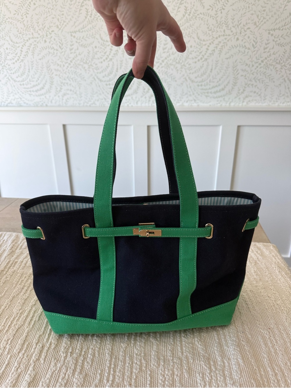 Crown & Costal Medium Color-block Tote